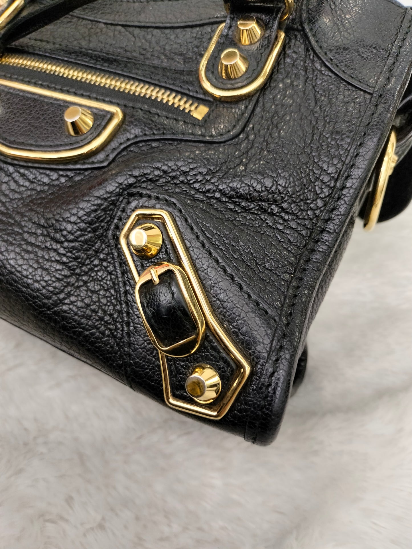Balenciaga Mini City Edge Black GHW 2017