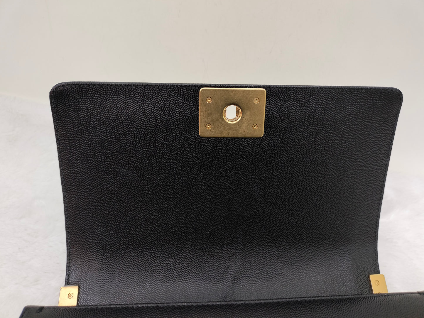 Chanel Boy 25 Caviar Black GHW #29