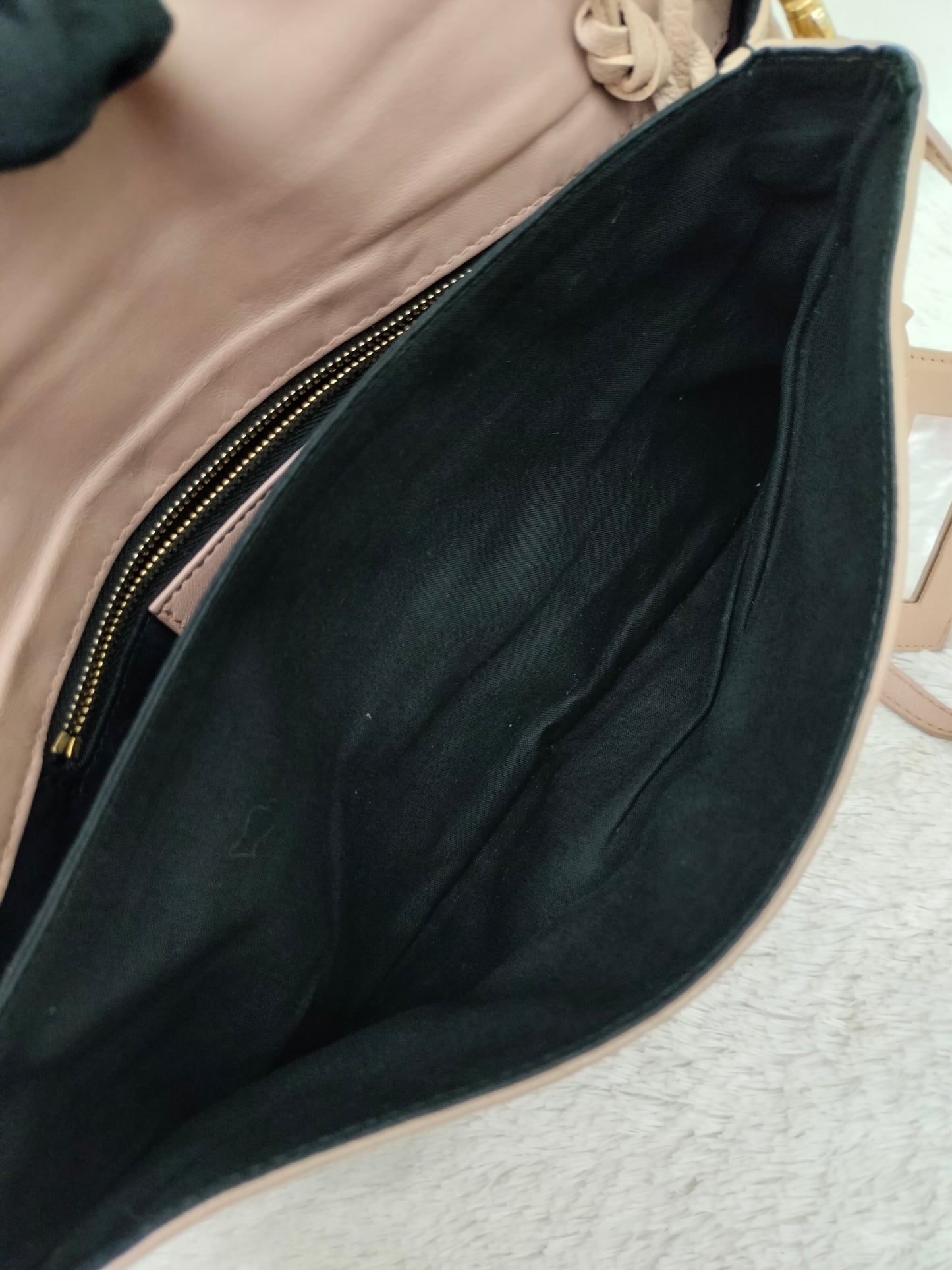 Balenciaga Envelope Clutch Rose De Sable GHW