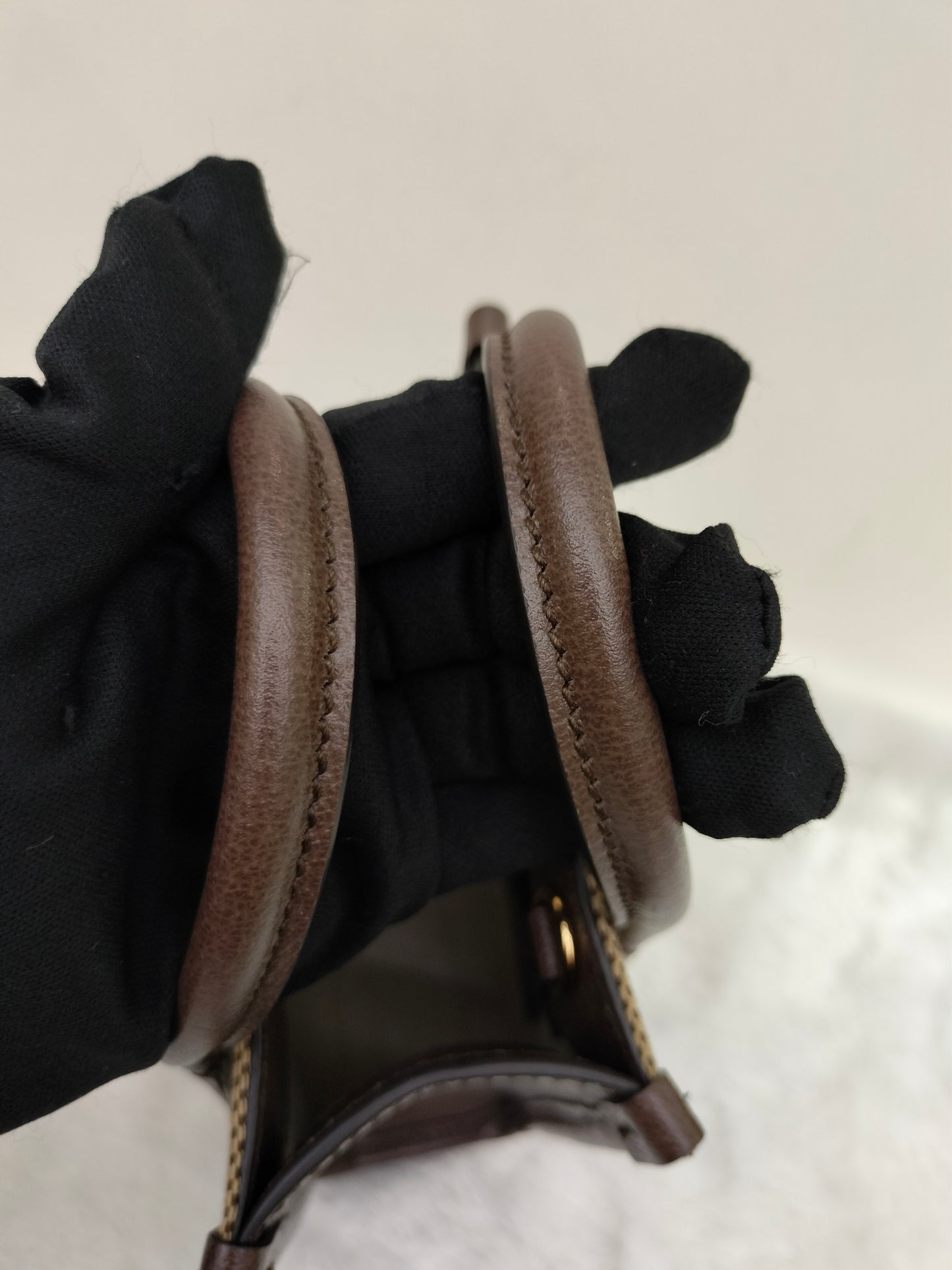 Gucci Vertical Mini Tote Brown GHW