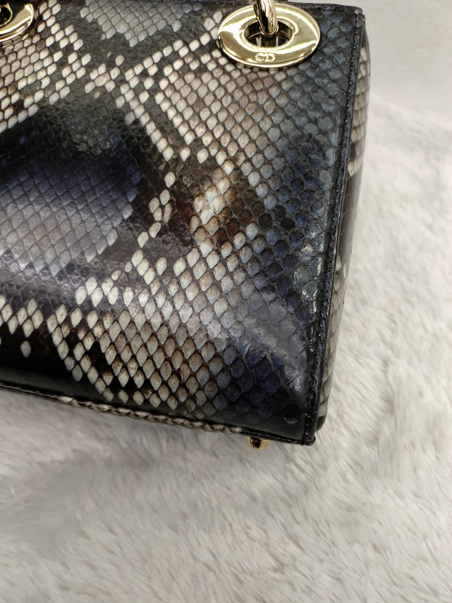 Lady Dior Mini Python GHW 2020