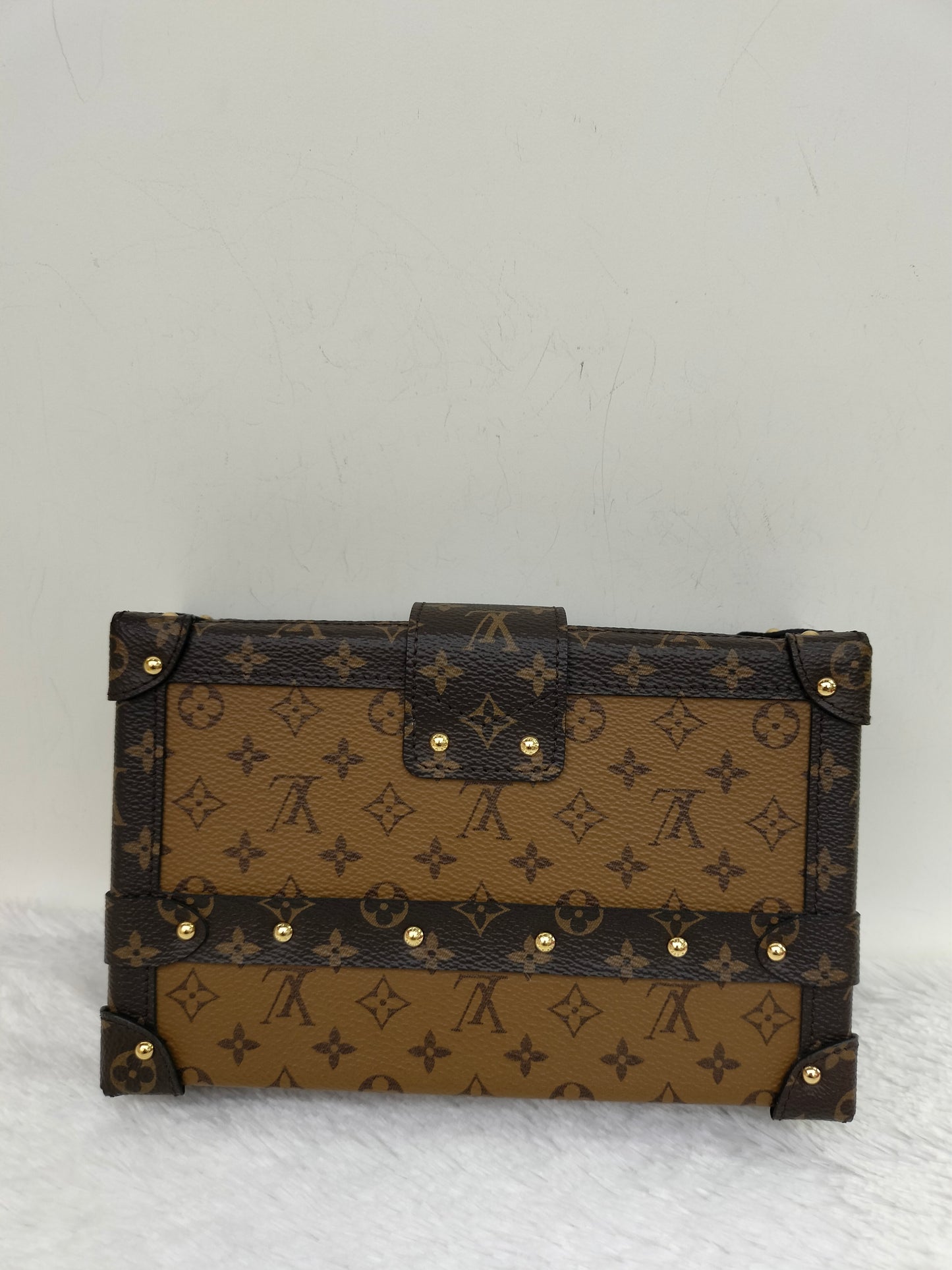 LV Petite Malle Trunk Monogram Reverse 2017