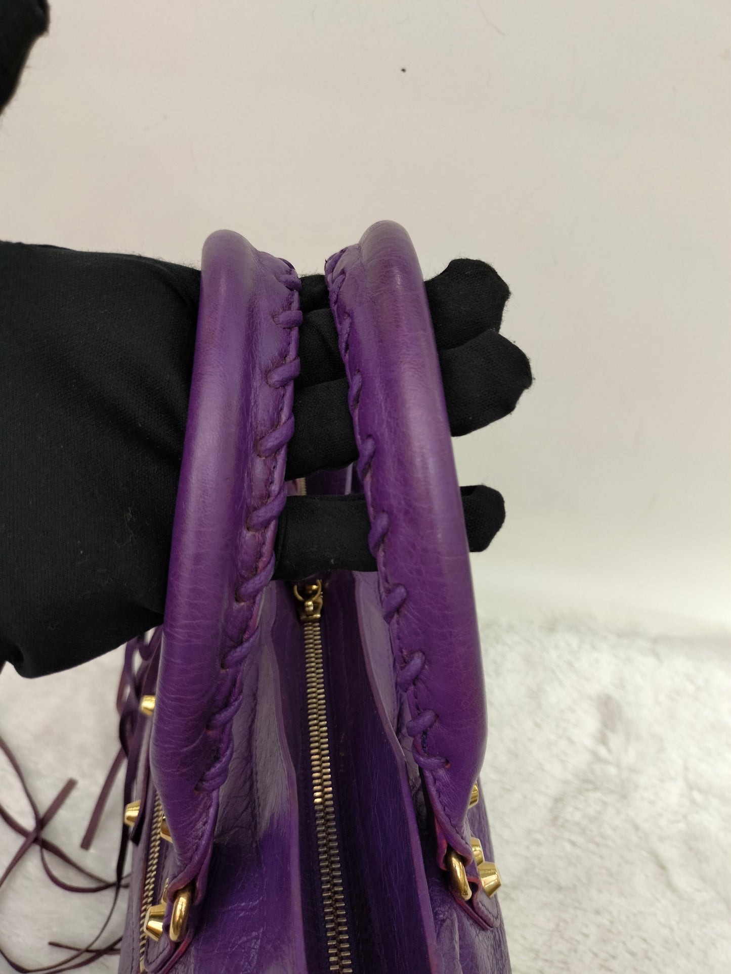 Balenciaga City Reguler Purple GHW 2012