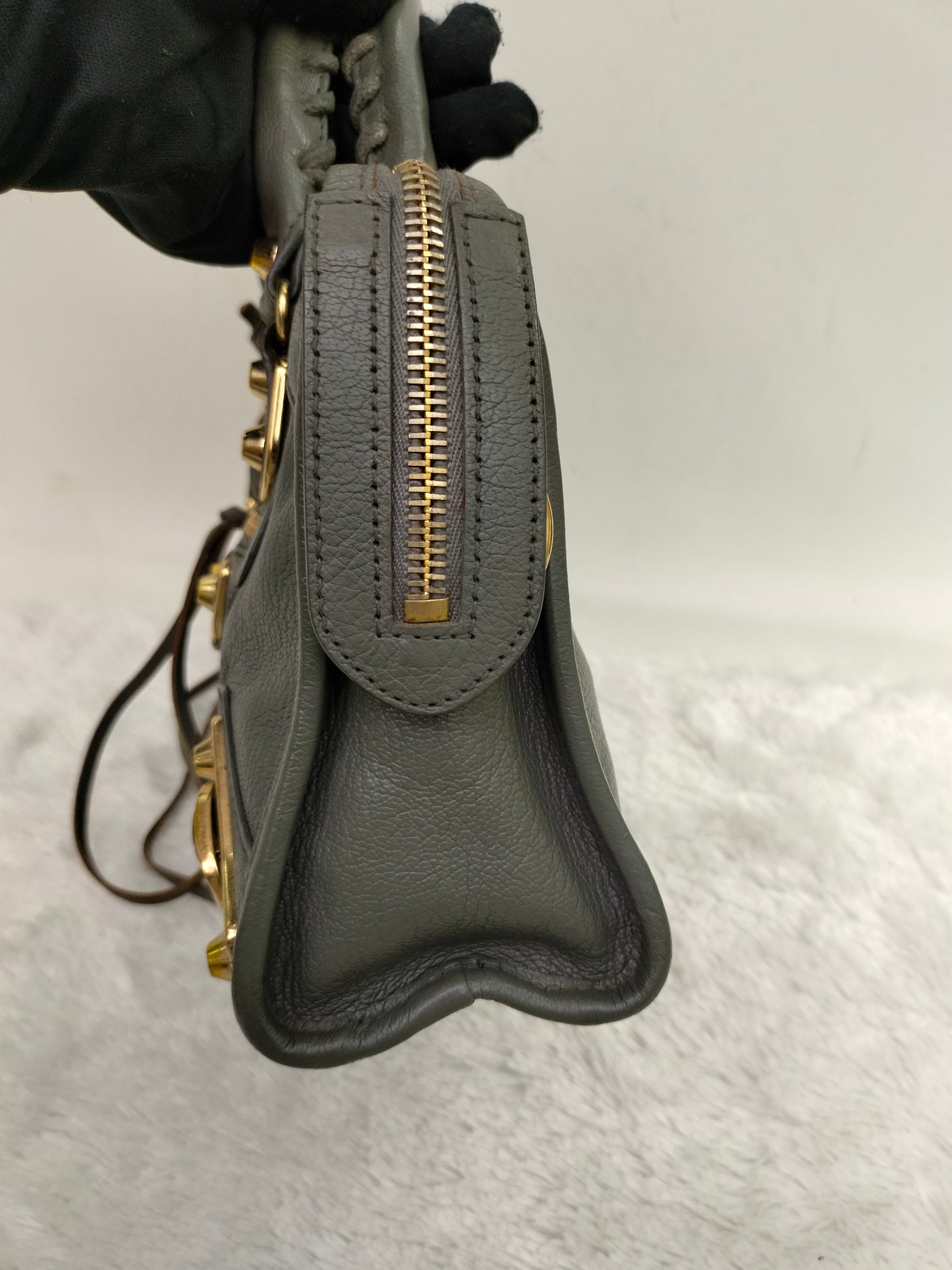 Balenciaga Mini City Edge Grey GHW