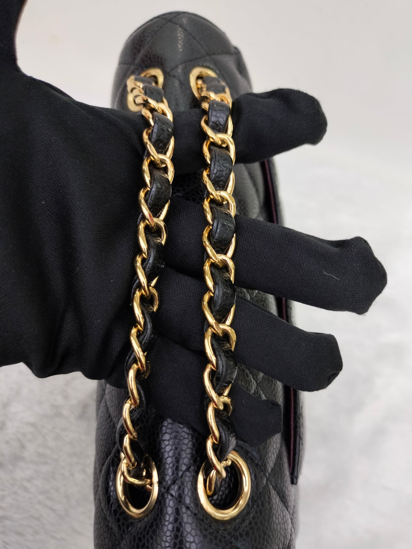 Chanel Small Caviar Black GHW DF #31