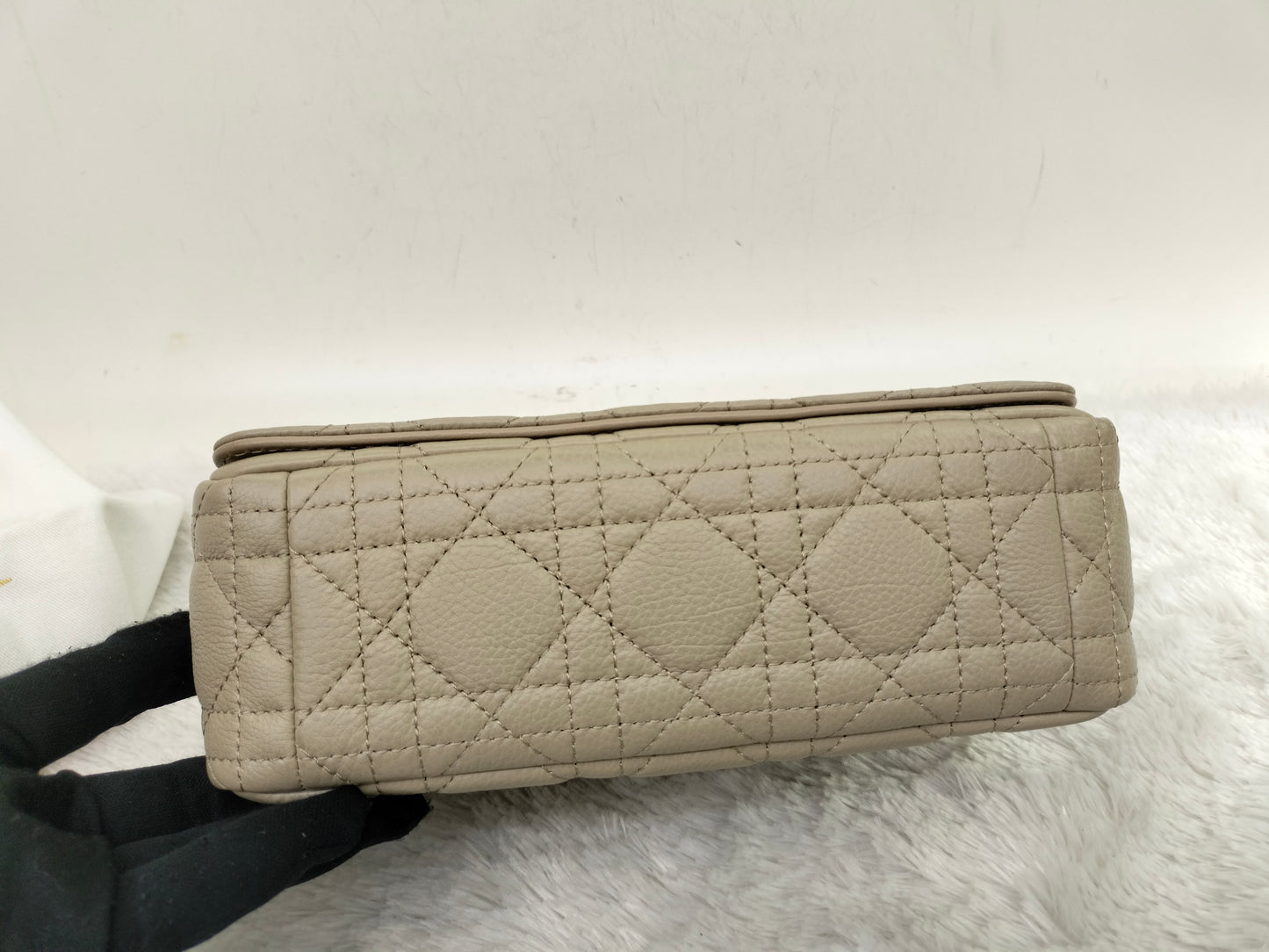 Dior Caro Small Supple Cannage Beige GHW 2023