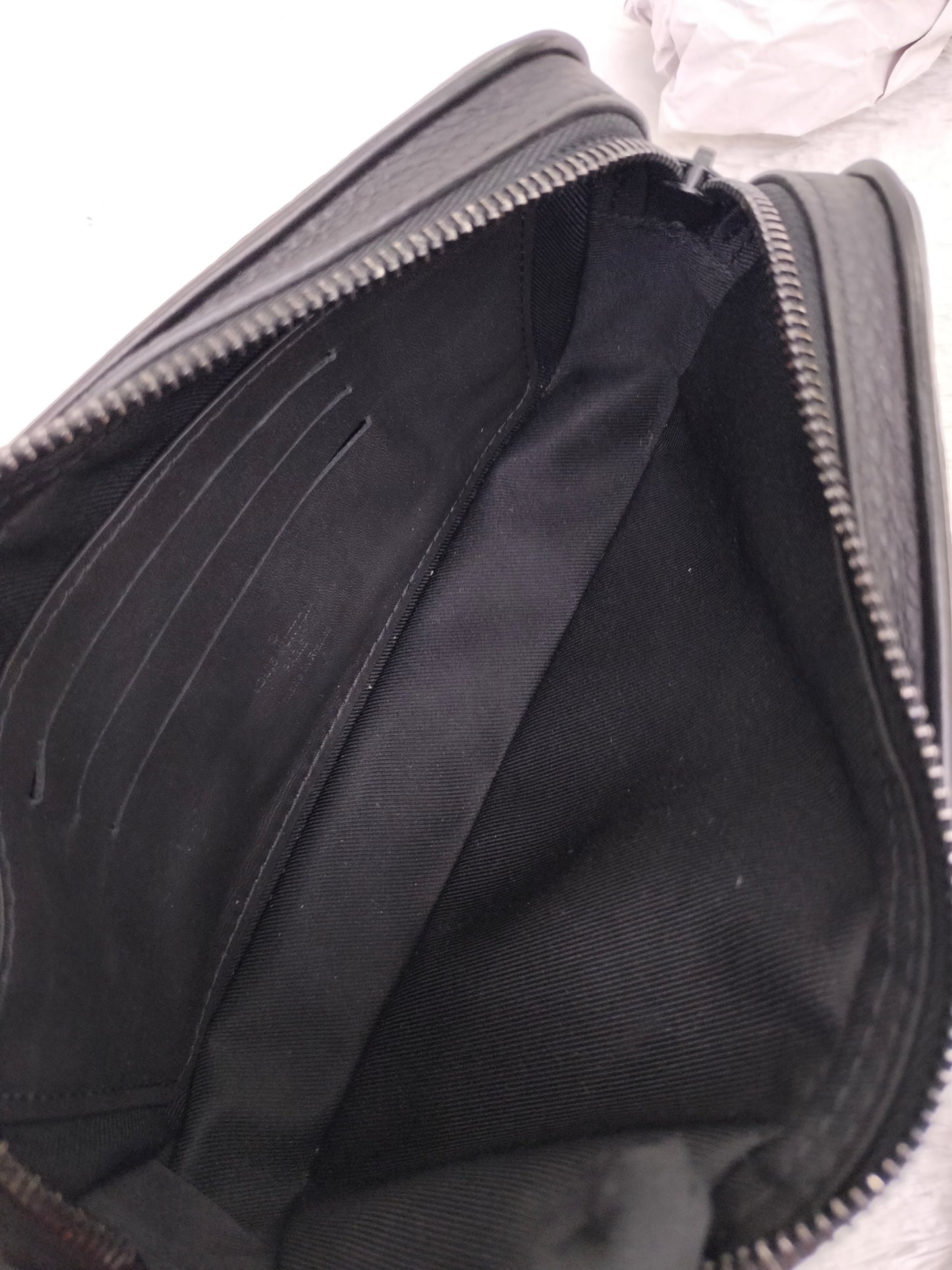 LV Pochette Volga Monogram Taurillon Empreinte Noir 2020