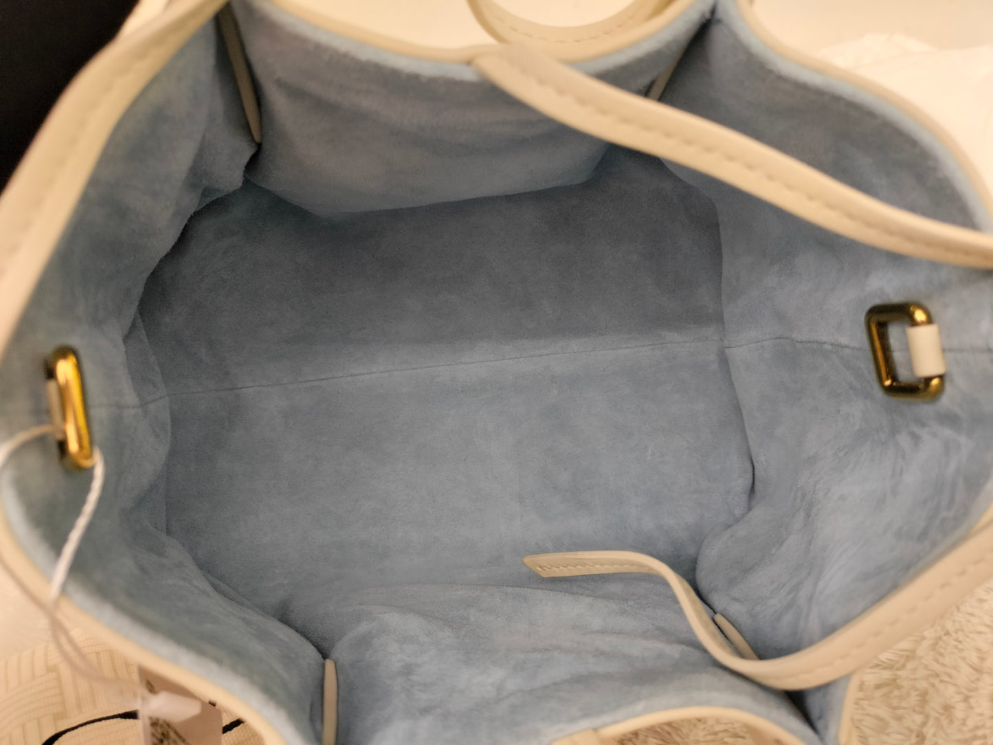 *NEW* Bottega Veneta Small Pinacoteca Tote Sea Salt Ice GHW