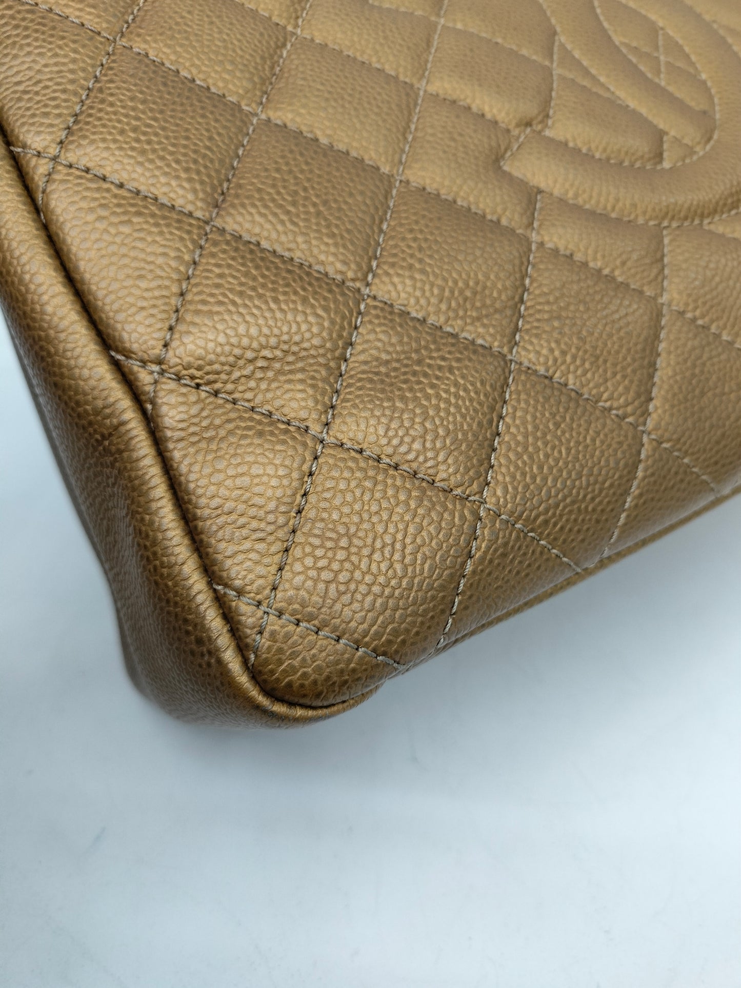 Chanel GST Caviar Gold RGHW #17