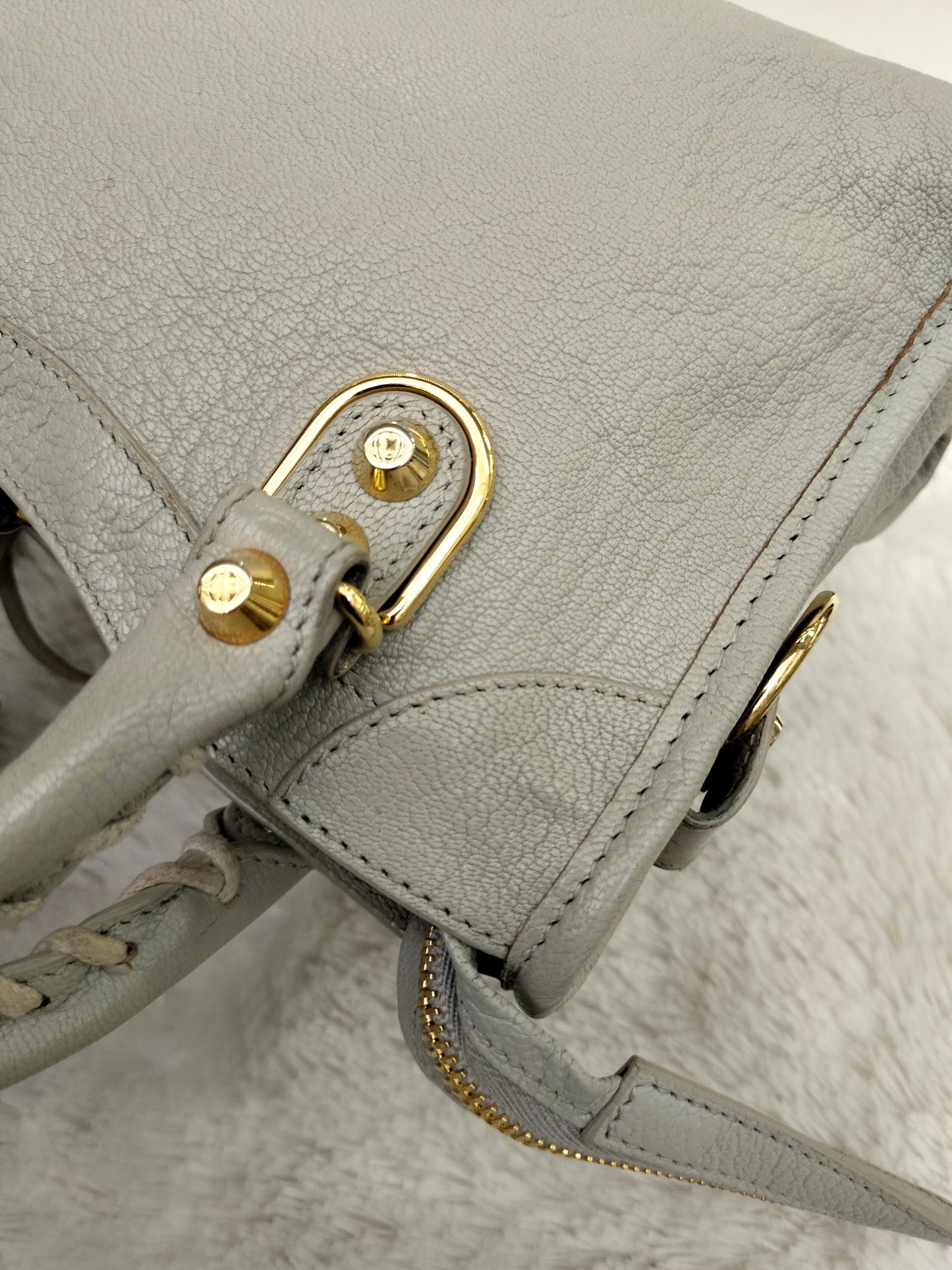 Balenciaga Mini City Edge Grey GHW