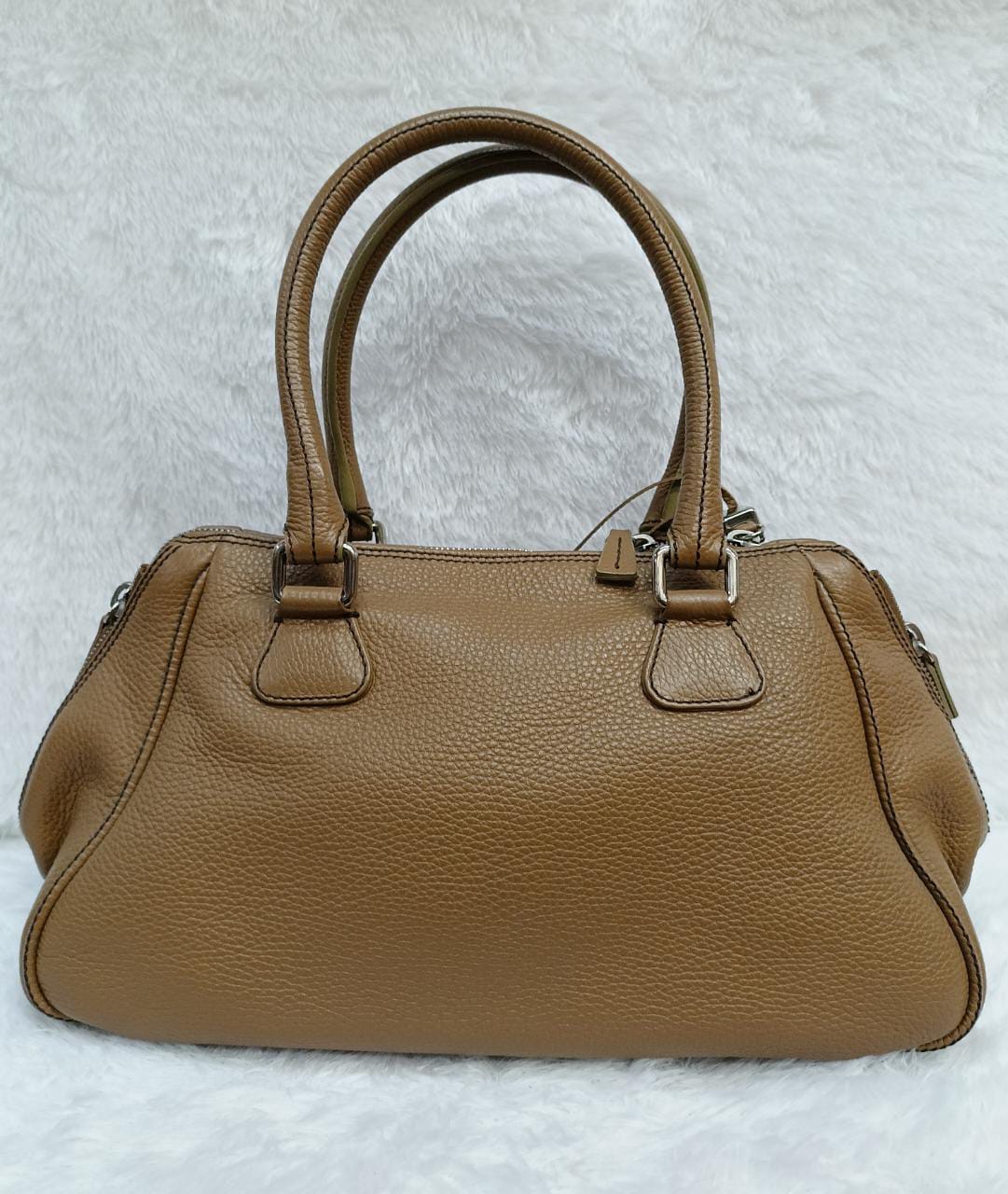 Chanel Lax Tassel Bag Pebbled Large Brown SHW #8