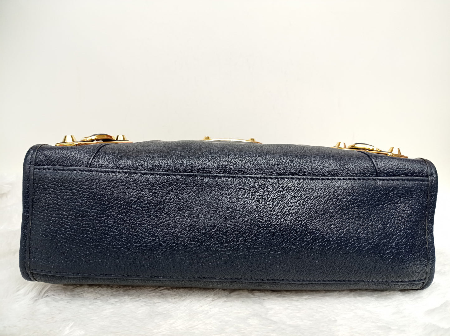 Balenciaga Small City Edge Navy GHW