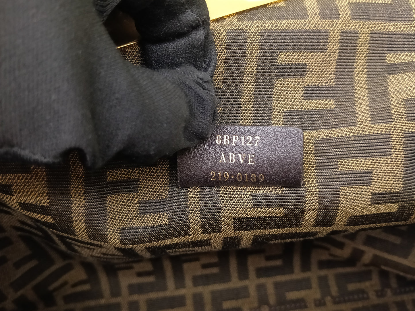 Fendi First Caramello Medium Calfskin Brown Beige GHW