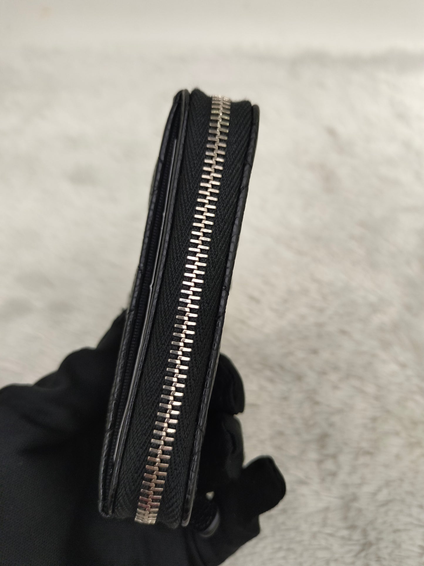 *NEW* Chanel Zippy Card Holder Caviar Black SHW (CHIP)