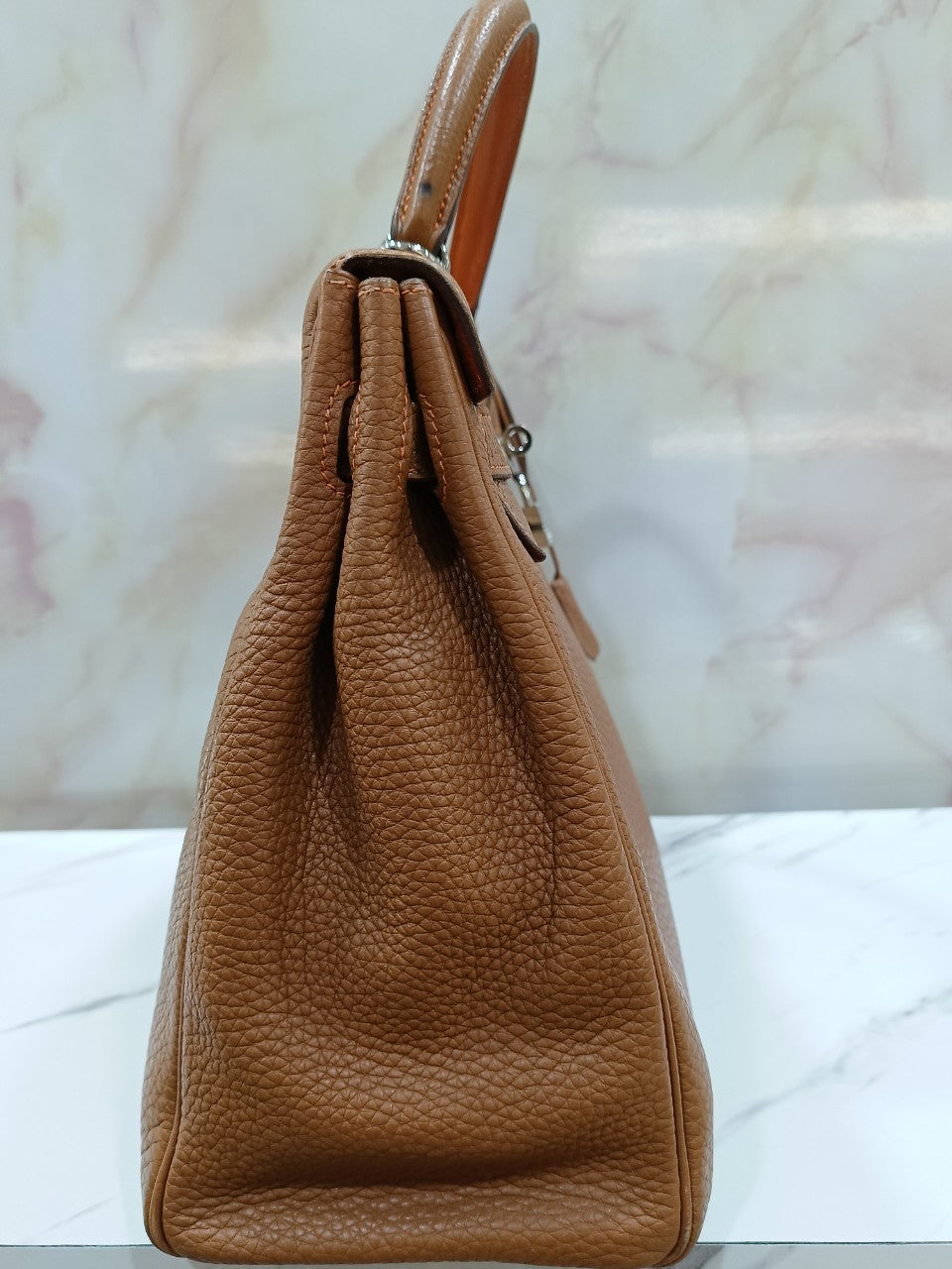 K35 Togo Gold Orange PHW #N square
