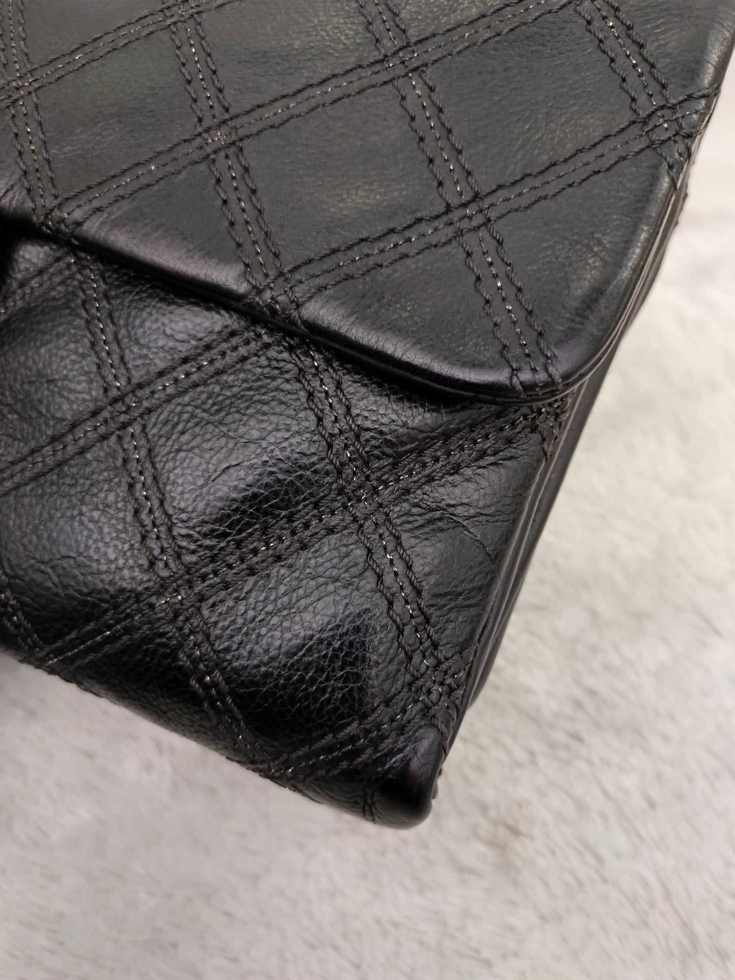 Chanel Jumbo Triple Stitched Calfskin Black GHW #19