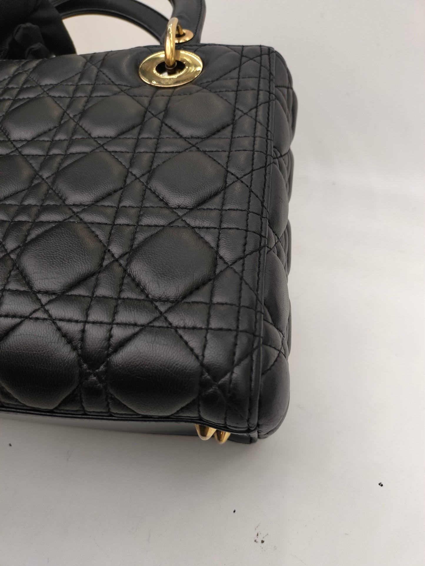 Lady Dior Medium Lamb Black GHW 2014
