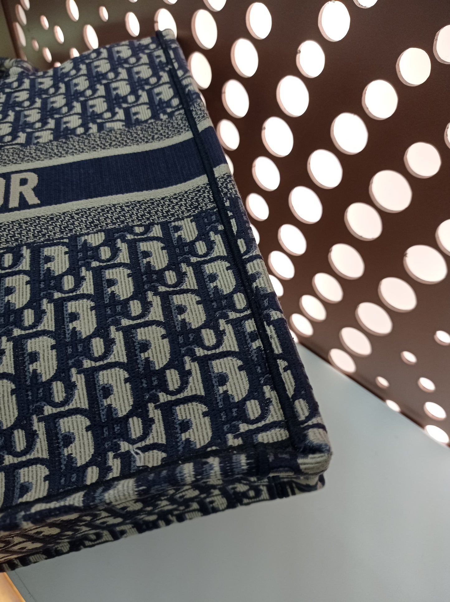 Dior Book Tote Large Oblique Navy 2019