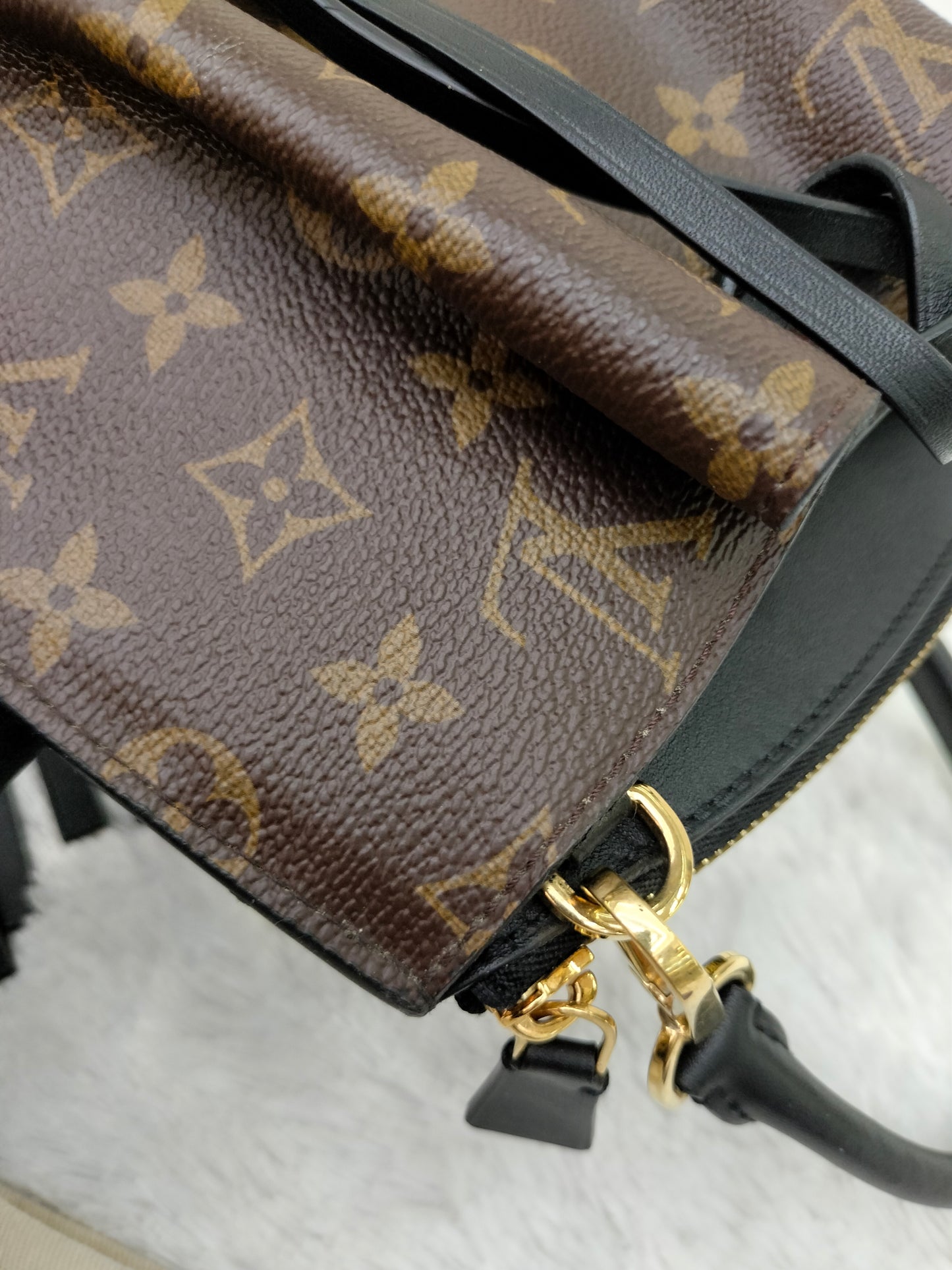 LV Fringed Noe Monogram Noir 2016