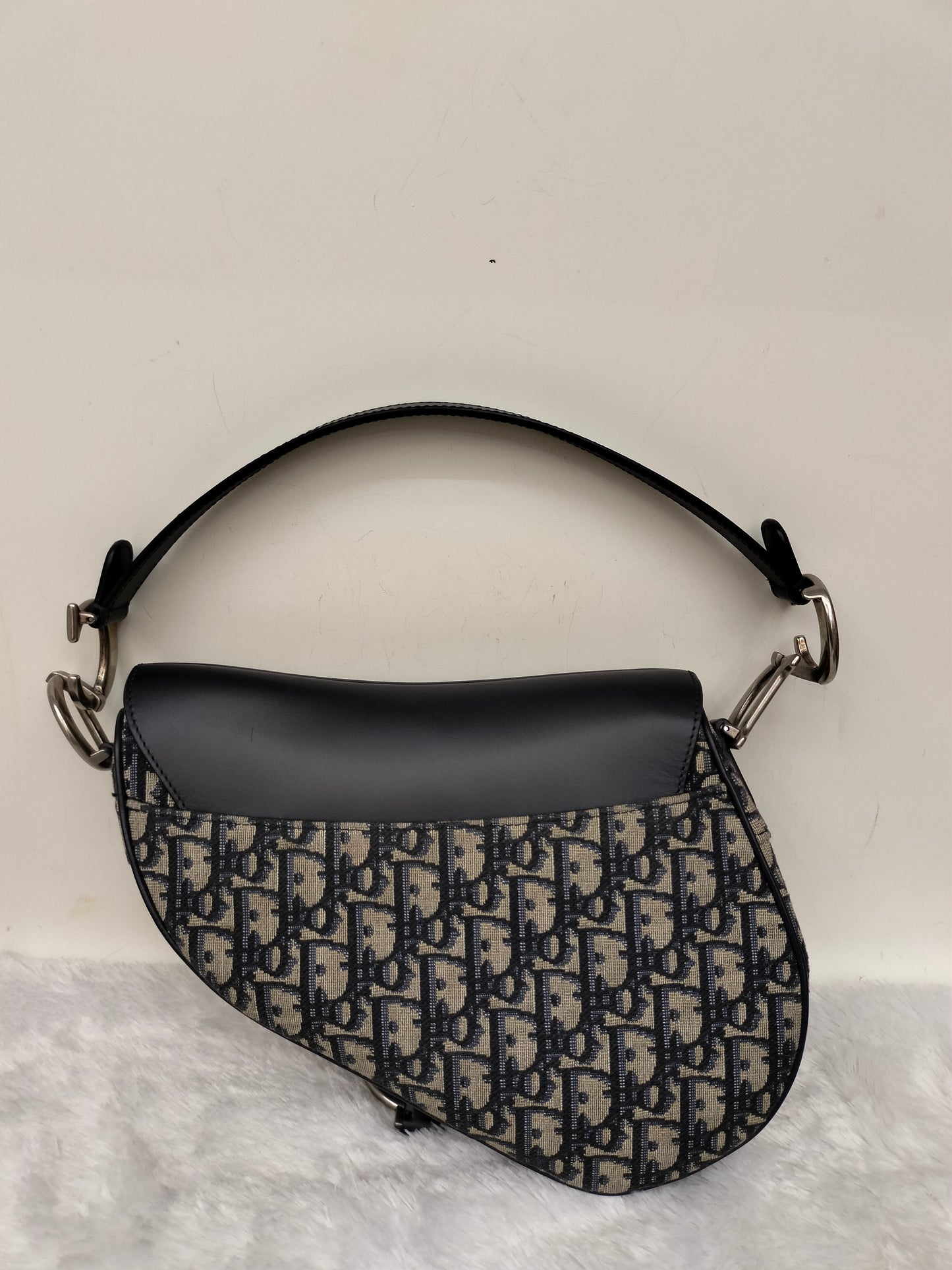 Dior Saddle Medium Jacquard Oblique Black SHW 2024