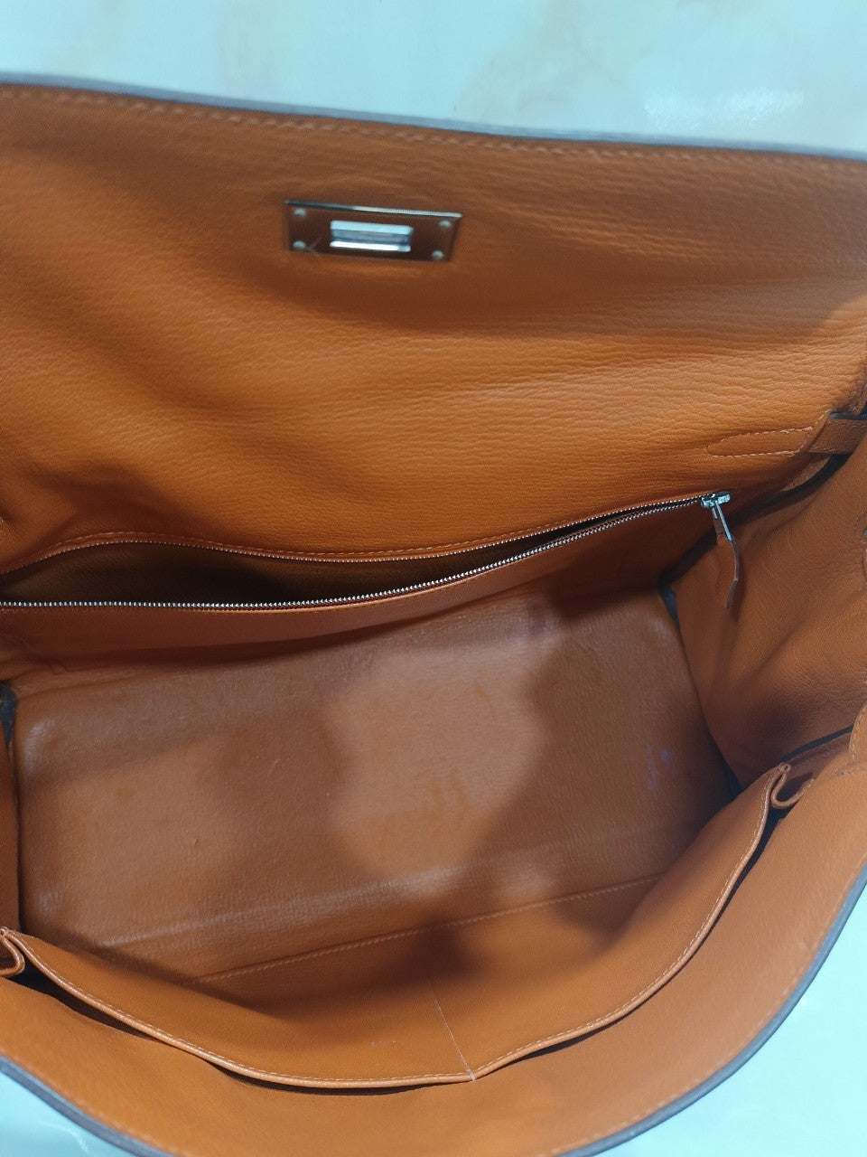 K35 Togo Gold Orange PHW #N square
