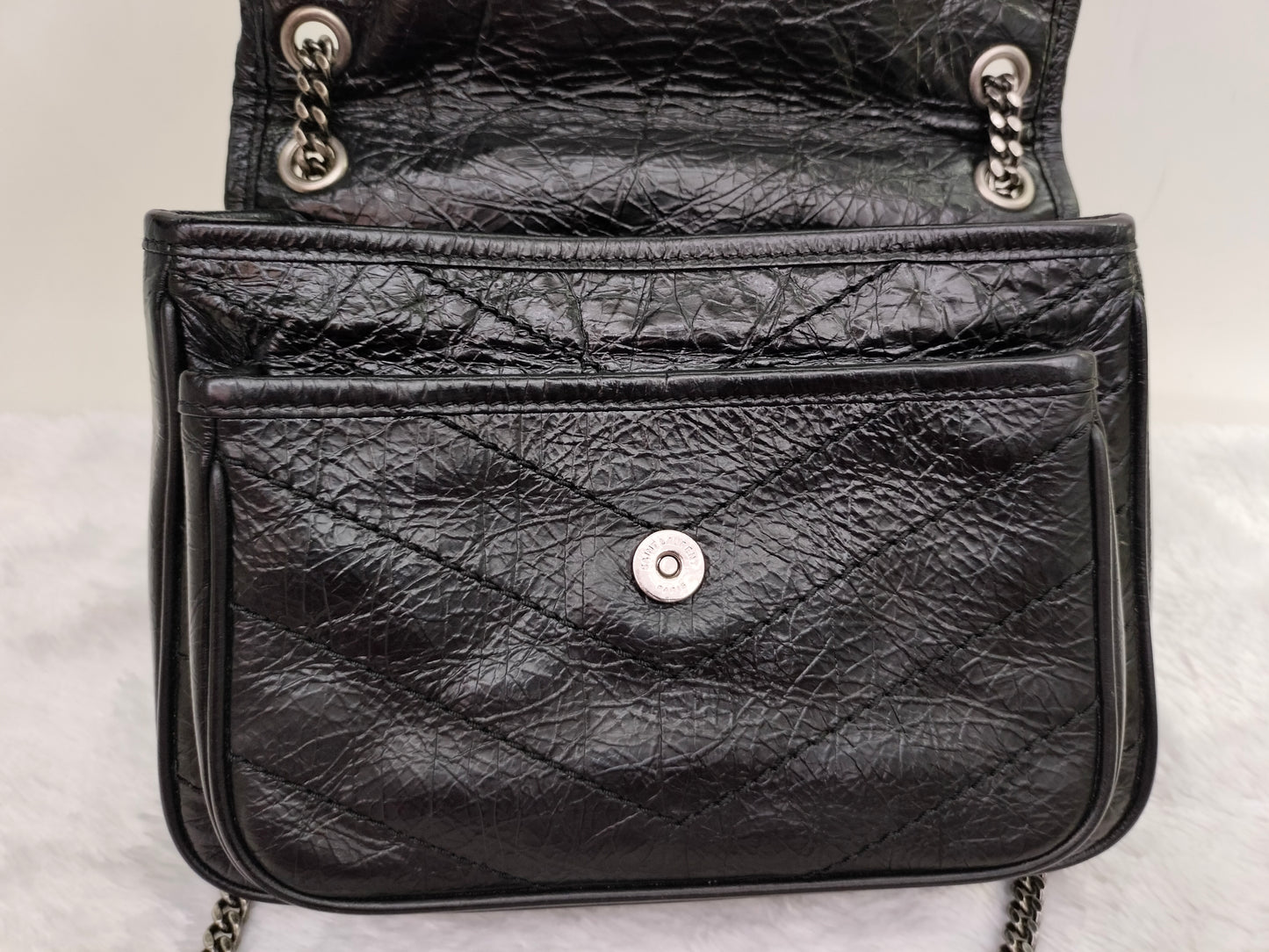YsL Niki Baby Calfskin Black RHW 2018