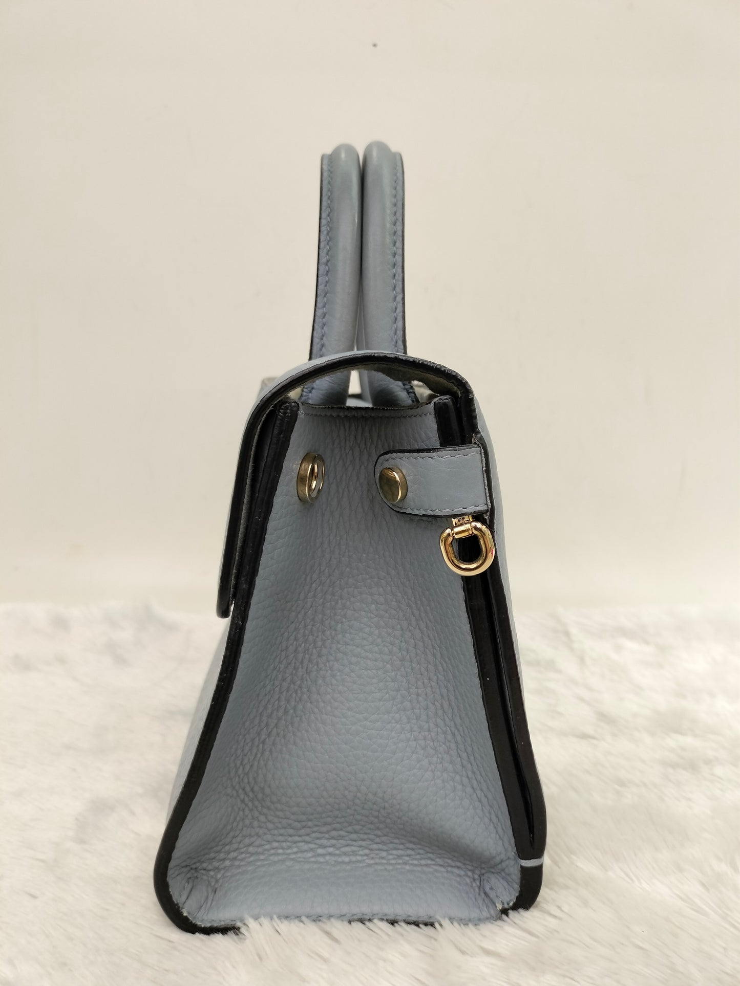 Diorever Mini Grained Blue GHW 2017
