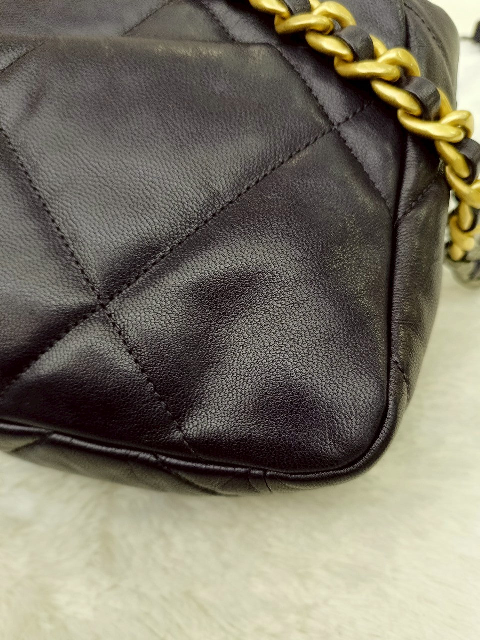 Chanel C19 Small Dark Purple GHW #30
