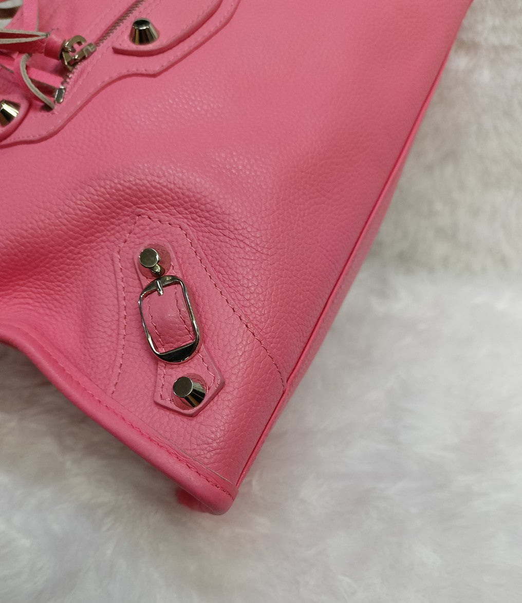 Balenciaga Small City Pink SHW 2017