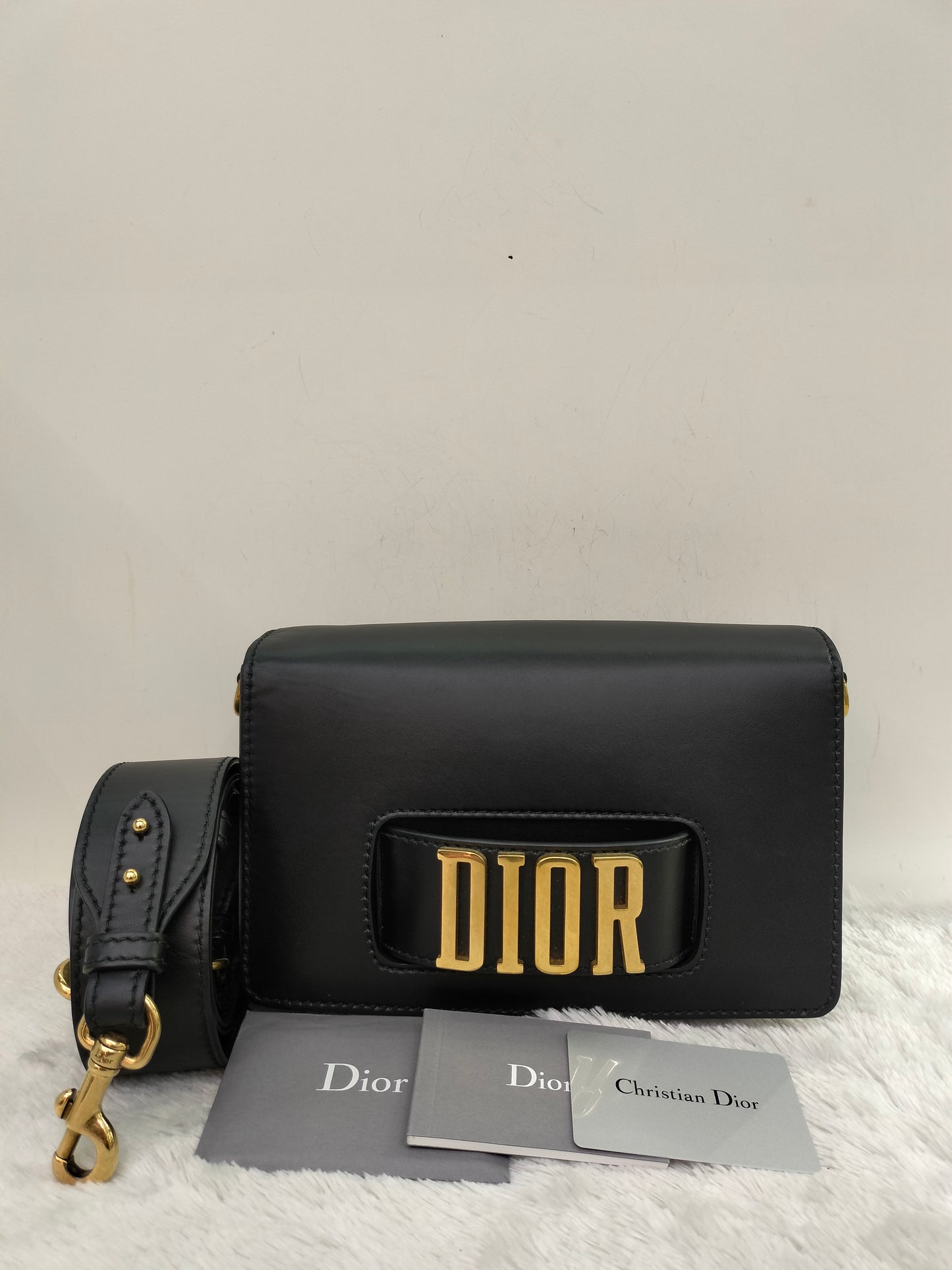 Dior Revolution Medium Smooth Black GHW 2017