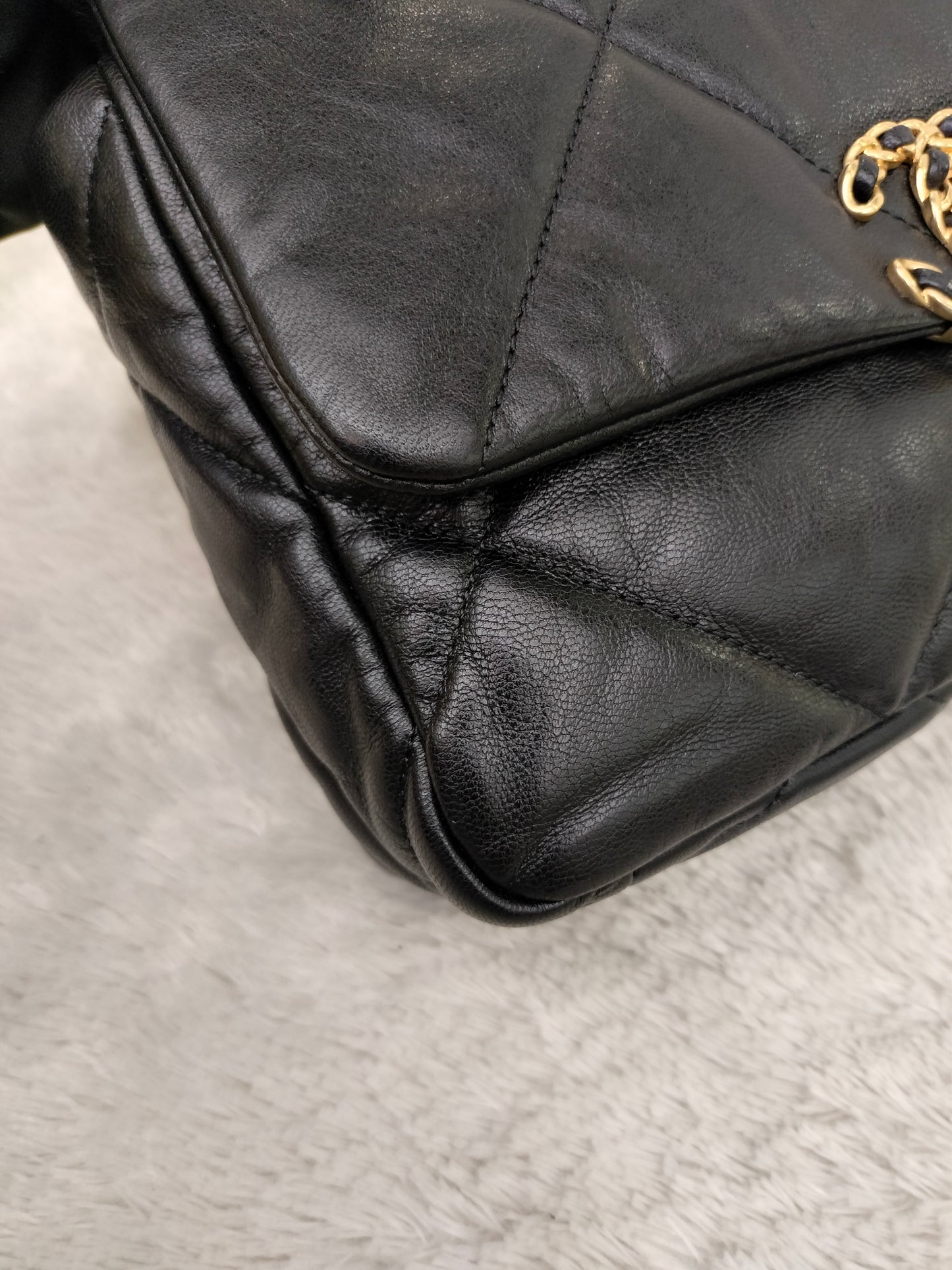 Chanel C19 Small Black GHW #30