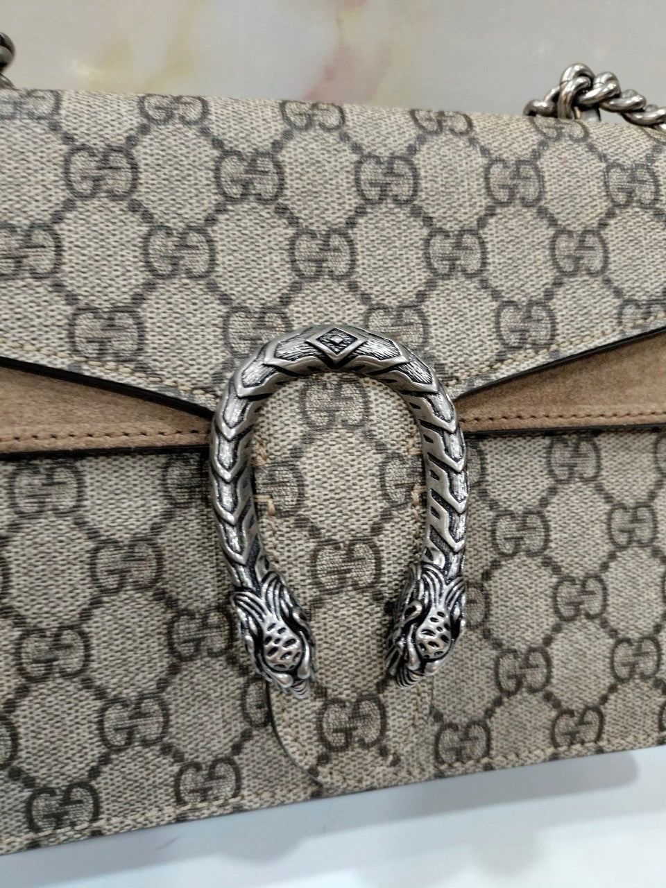 Gucci Dionysus Mini Beige Ebony GHW