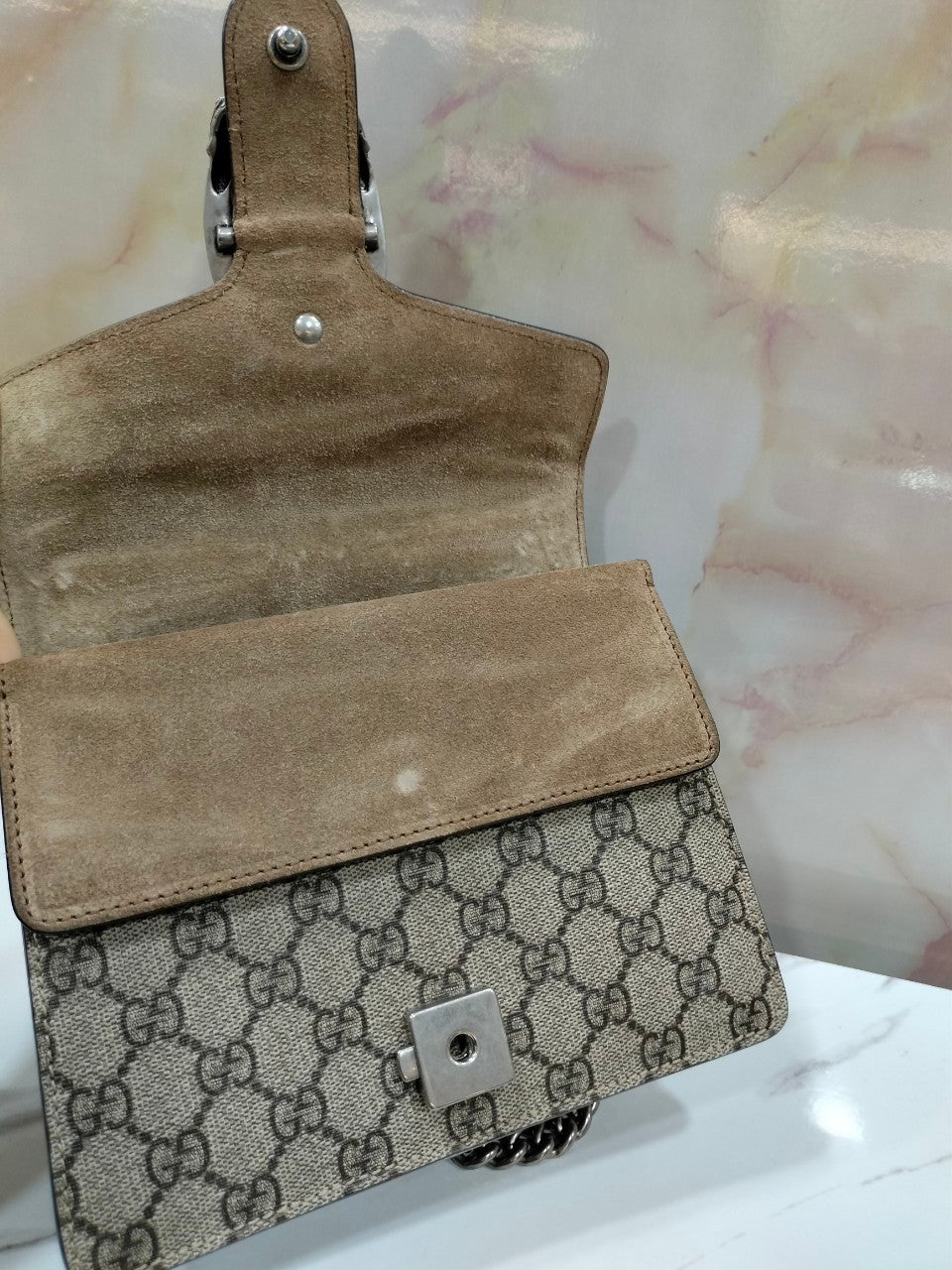 Gucci Dionysus Mini Beige Ebony GHW