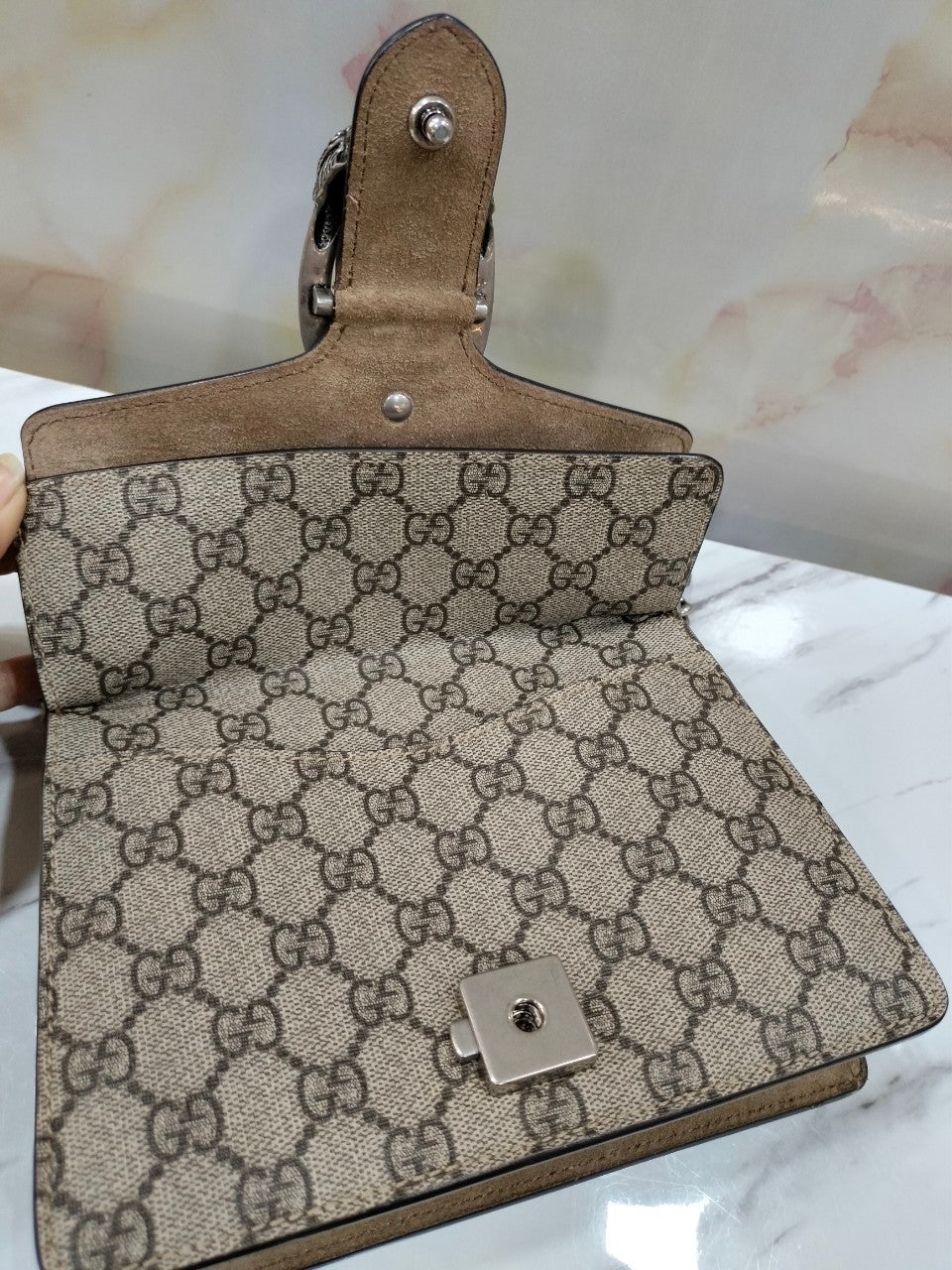 Gucci Dionysus Mini Beige Ebony GHW