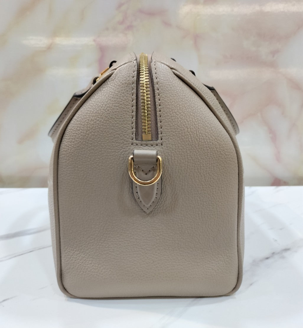 LV Bandou 25 Monogram Empreinte Gris Tourtelle 2023