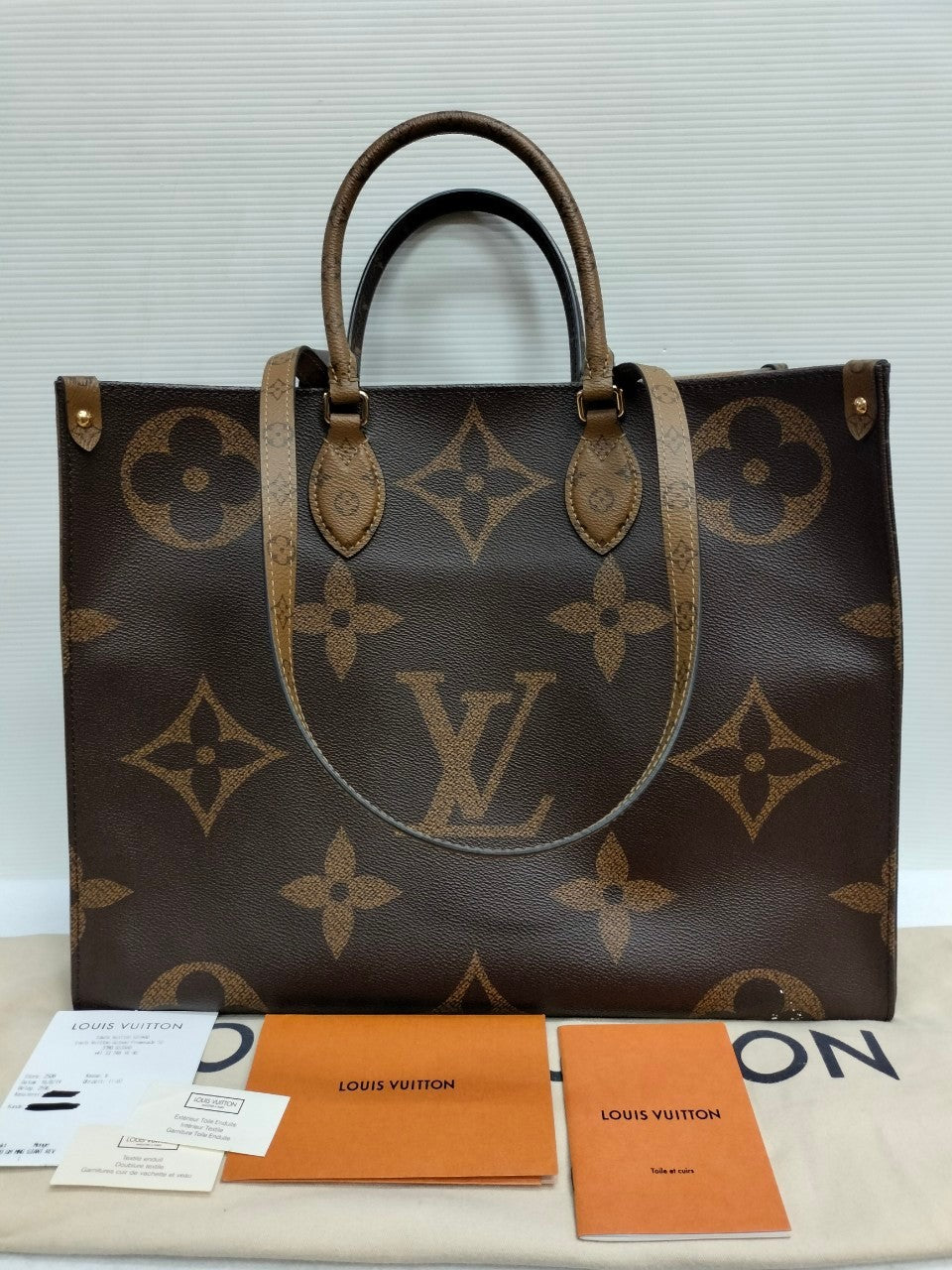 Lv Onthego GM Monogram Giant Reverse 2019