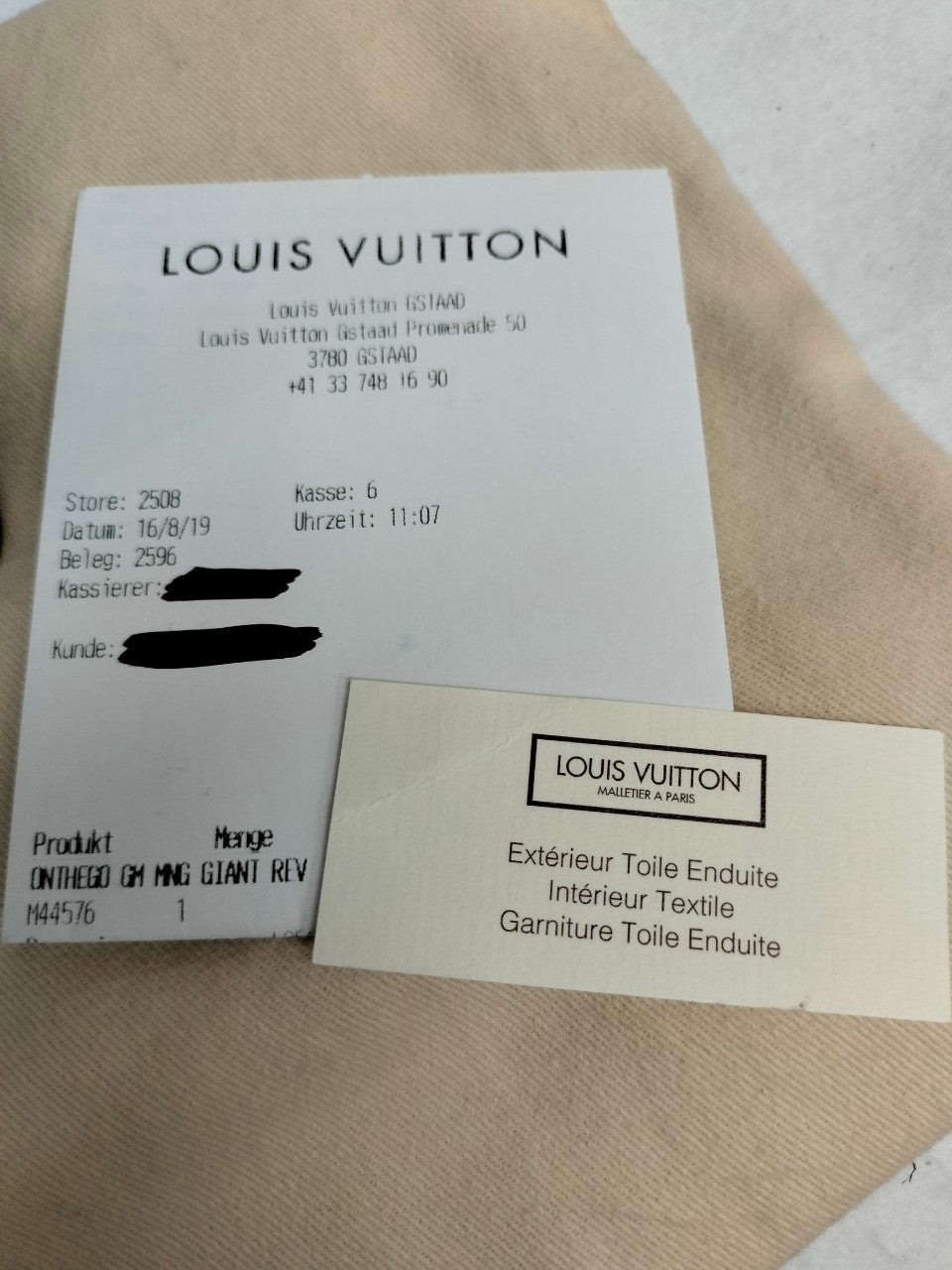 Lv Onthego GM Monogram Giant Reverse 2019