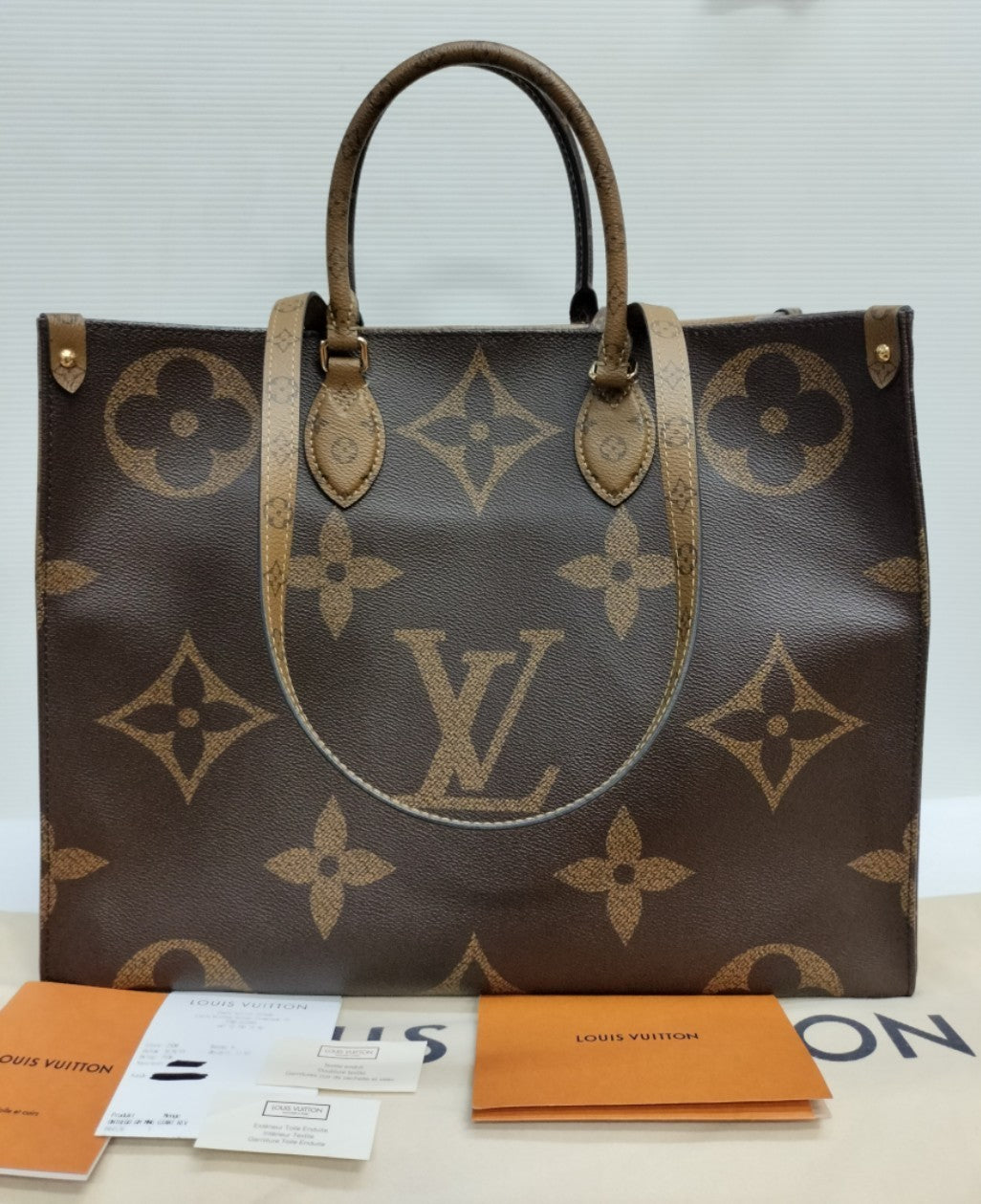 Lv Onthego GM Monogram Giant Reverse 2019