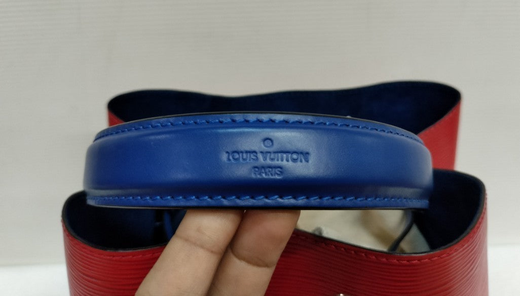 Lv Neo Noe Epi Coquelicot Blue 2018