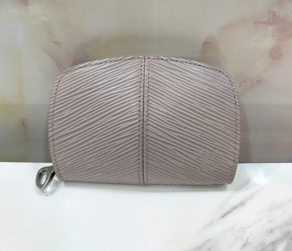 Lv Demi Lune Coin Wallet Epi Lilac 2001