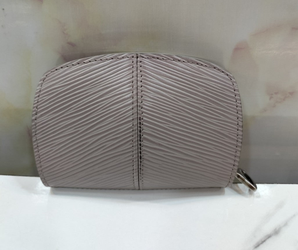 Lv Demi Lune Coin Wallet Epi Lilac 2001