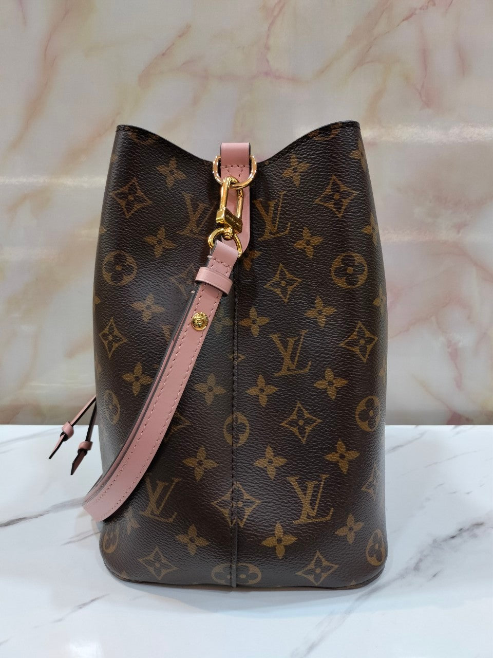 LV Neo Noe Monogram Rose Poudre 2019