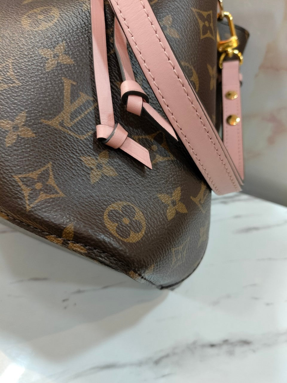 LV Neo Noe Monogram Rose Poudre 2019