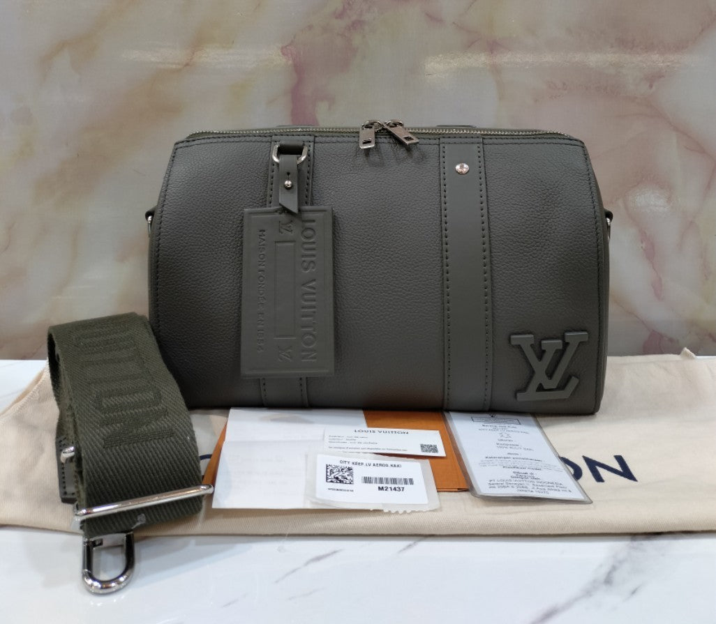 LV City Keepal Aerogram Virgil Abloh Khaki 2022 (CHIP)