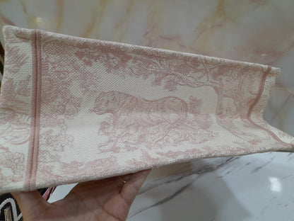 Dior Tote Book Medium Baby Pink Embroidery 2020