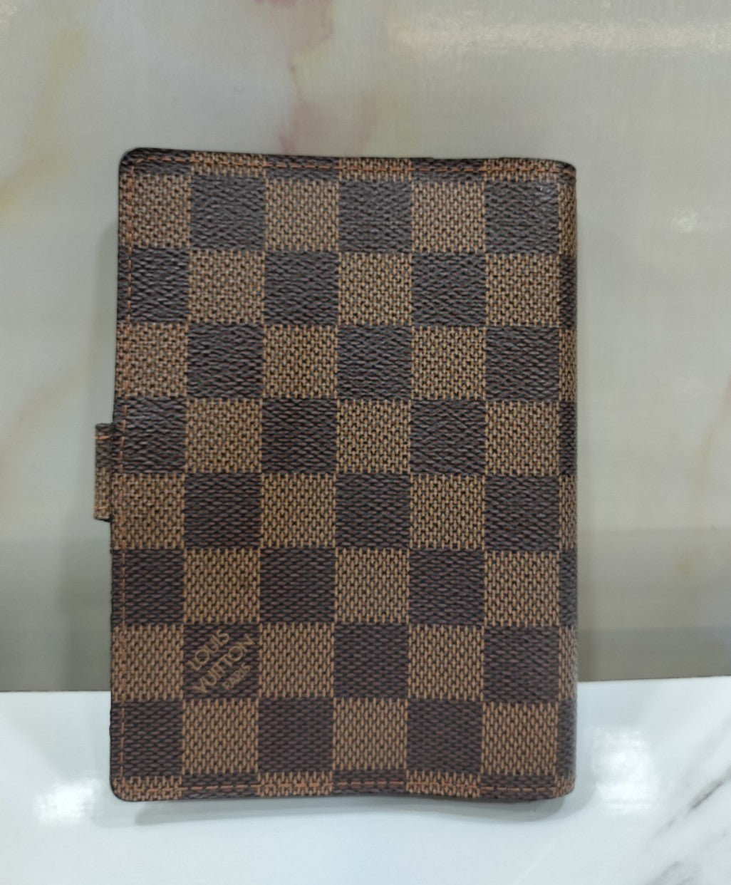 LV Notebook Cover Agenda PM Damier