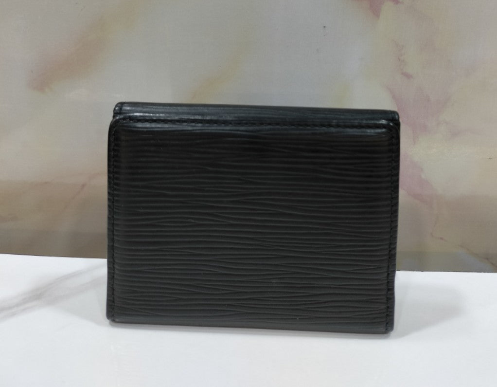 LV Ludlow Coin Case Purse Epi Black