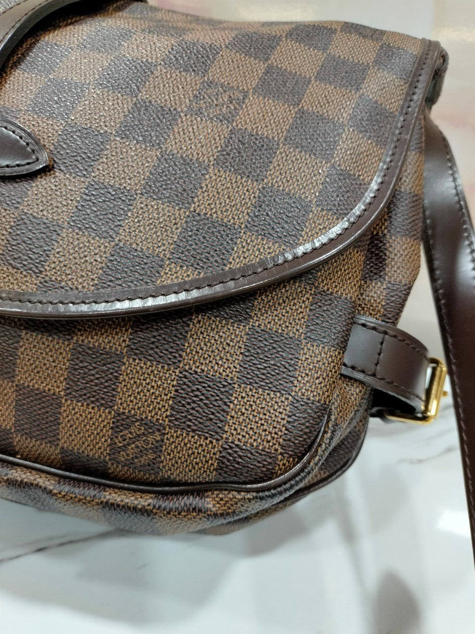 LV Saumur PM Damier