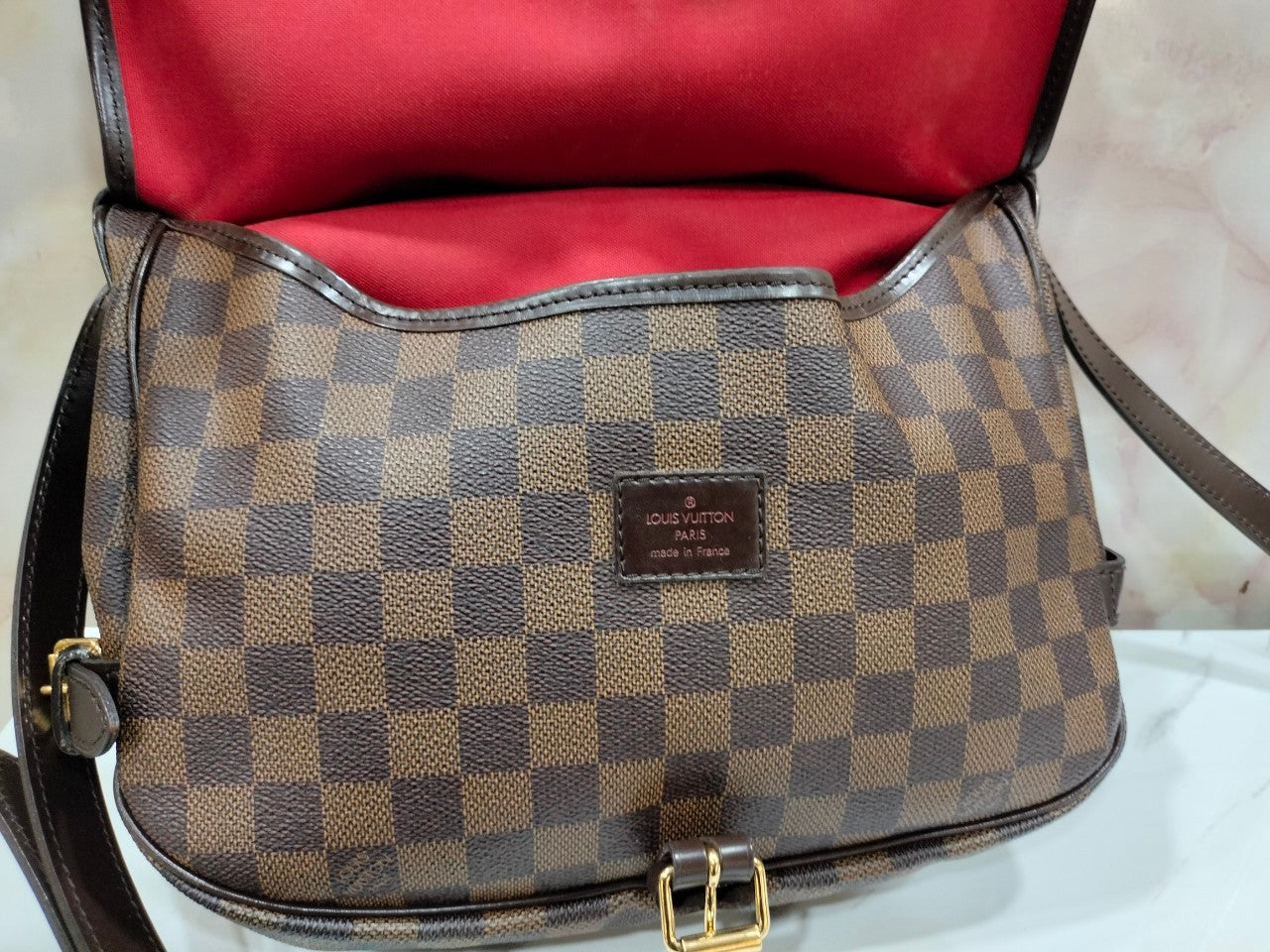 LV Saumur PM Damier