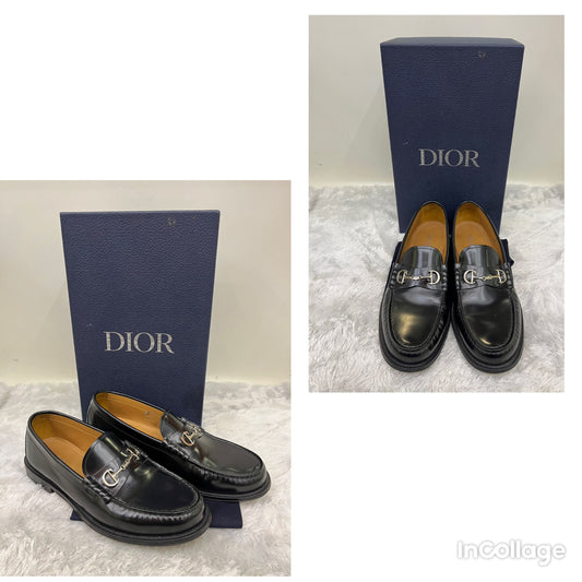 Dior Royale Loafers Polished Calf Black 41½